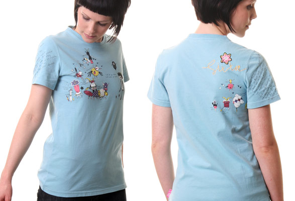 funny girls tshirt siebdruck