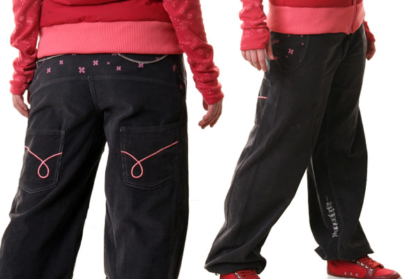 sixxa baggy Baumwollw hose